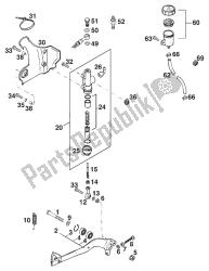 control de freno trasero 250-360'97