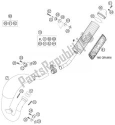 EXHAUST SYSTEM 85 SX