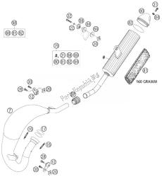 impianto di scarico 85 sx