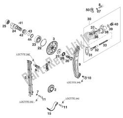 nokkenas - ketting - spanner 400-620sx, sc, gs'97