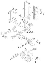 HEAD LIGHT, BRACKETS RALLY