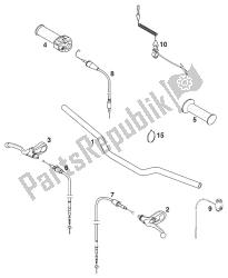 HANDLE BAR - CONTROLS 50 SX 2000