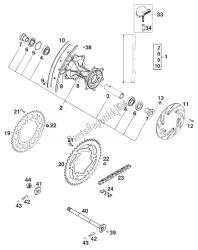 REAR WHEEL 400/620 SC '99