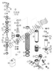 REAR SUSPENSION ZERLEGT 640 LC4 ENDU