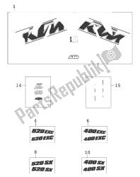 décalcomanie 400/520 racing 2000