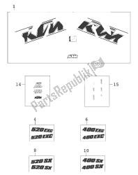 decalcomania 400/520 racing 2000