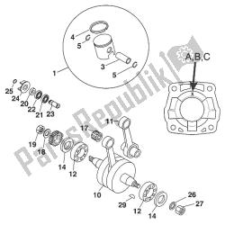 CRANKSHAFT - PISTON 65 2001