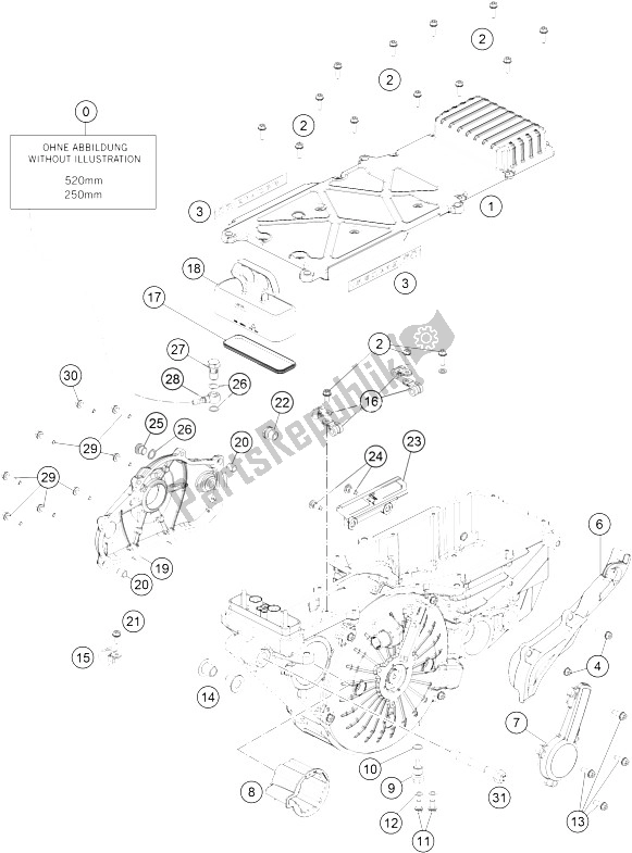 Wszystkie części do Obudowa Silnika KTM Freeride E SM Europe 0 2016