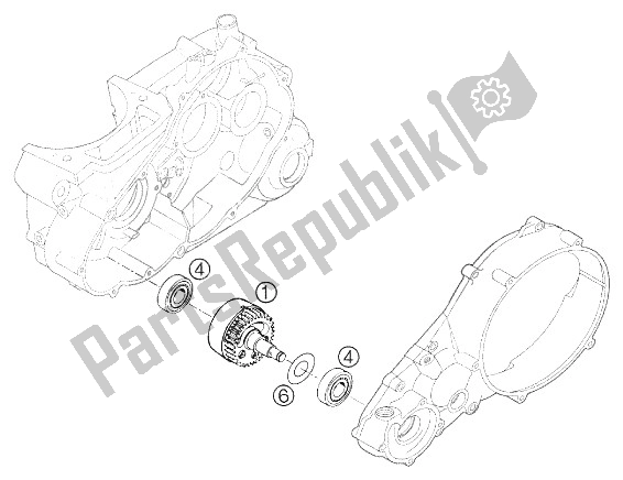 All parts for the Balancer Shaft 660 Rally 2002 of the KTM 660 Rallye Customer Bike Europe 2001