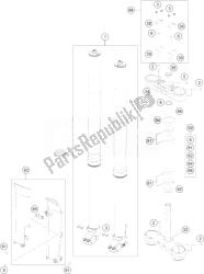 forcella anteriore, pinza tripla