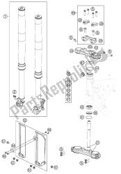 forcella anteriore, pinza tripla