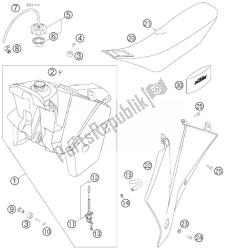 tanque, asiento, tapa