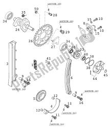 árvore de cames - corrente - tensor 400/520 racing 200