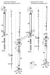 pattes avant - suspension 125-380 wp-extreme