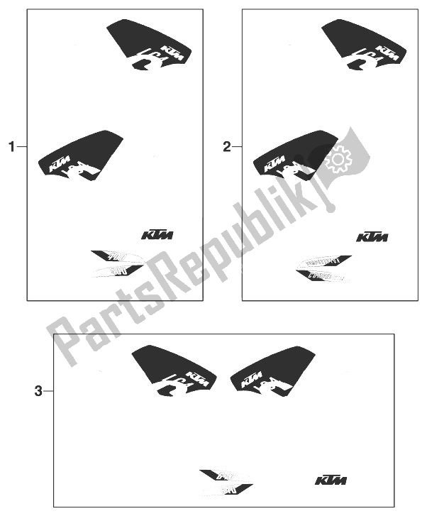 Todas las partes para Etiqueta 400/620/640 '99 de KTM 400 LC4 R Europe 1999