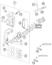 BRAKE CALIPER FRONT