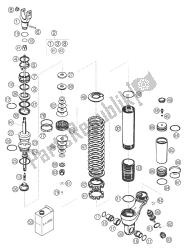 REAR SUSPENSION ZERLEGT 625 SXC