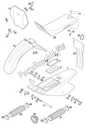 MASK - REAR FENDER 50 SXR '9