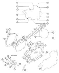 coperchio frizione 200 exc gs 2001