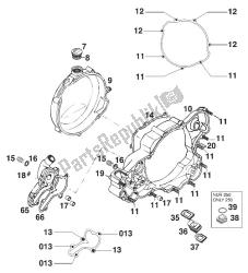 coperchio frizione 250/300/380 2000