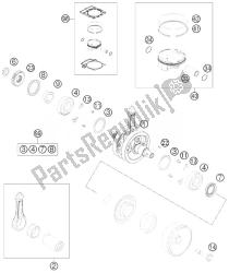 CRANKSHAFT, PISTON