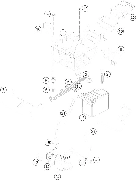 Todas las partes para Batería de KTM 450 Rally Factory Replica Europe 2016