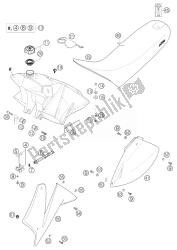 zbiornik paliwa, siedzenie, pokrowiec 660 smc