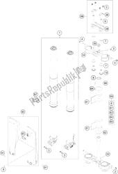 forcella anteriore, pinza tripla