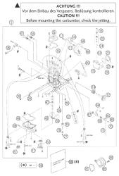 CARBURETOR FCRMX-41 625 SXC EU