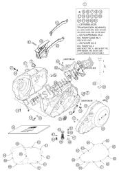 carter moteur 625 sc 2002