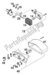 luz intermitente, luz trasera 125lc2 '96