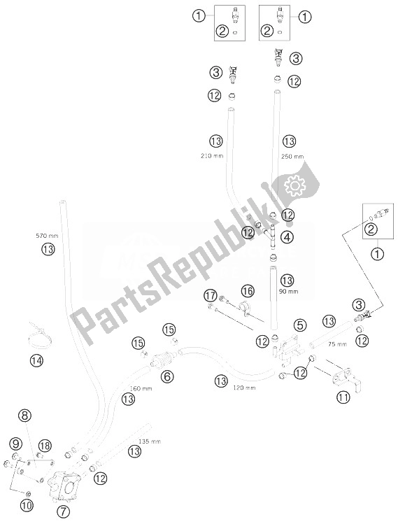 All parts for the Fuel Pump of the KTM 450 Rally Factory Replica Europe 2014