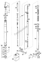 FRONT LEGS - SUSPENSION WP 4T '95