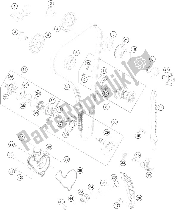 Todas las partes para Unidad De Tiempo de KTM 350 EXC F SIX Days Europe 2015