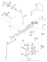 HANDLEBAR, CONTROLS 125/200