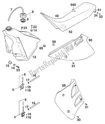 TANK - SEAT - COVER 125'95