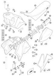 tanque, asiento, cubierta lc4, lc4 sm