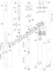 FRONT FORK DISASSEMBLED