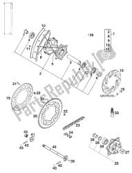 REAR WHEEL WITH DAMPER LC4 200