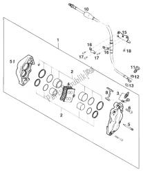 BRAKE CALIPER FRONT STING '97