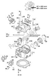 CYLINDER HEAD 400-620 LC4 '99