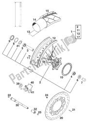 roda dianteira Bridgestone Sting'97