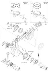 CRANKSHAFT - PISTON 400/520 RA