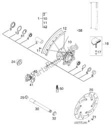 roda dianteira 400/520 de corrida