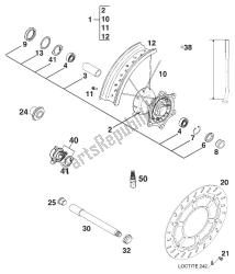 koło przednie 400/620 sc supermoto