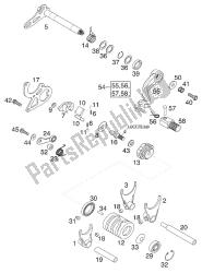 SHIFT MECHANISM 125/200 2001