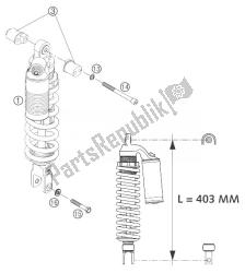 mono amortisseur wp 660 sms