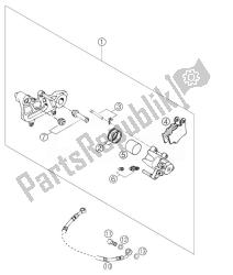 BRAKE CALIPER REAR 660 SMS