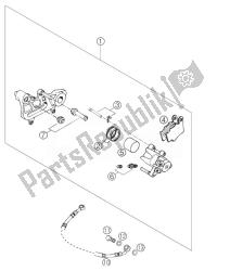 pinza de freno trasera 660 sms