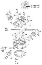 CYLINDER HEAD 400-620 LC4 200